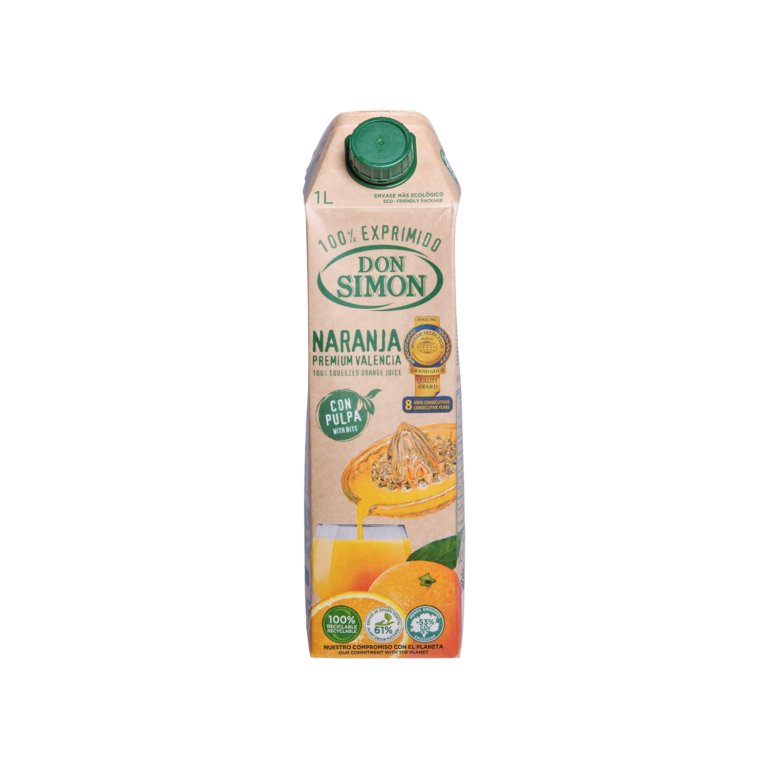 Don Simon Zumo de naranja 100%  exprimido con pulpa - Cordon Vert S.A.