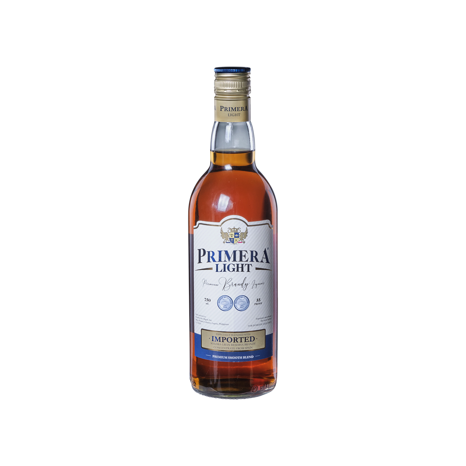 Primera Light Brandy - Silver Quality Award 2024 from Monde Selection