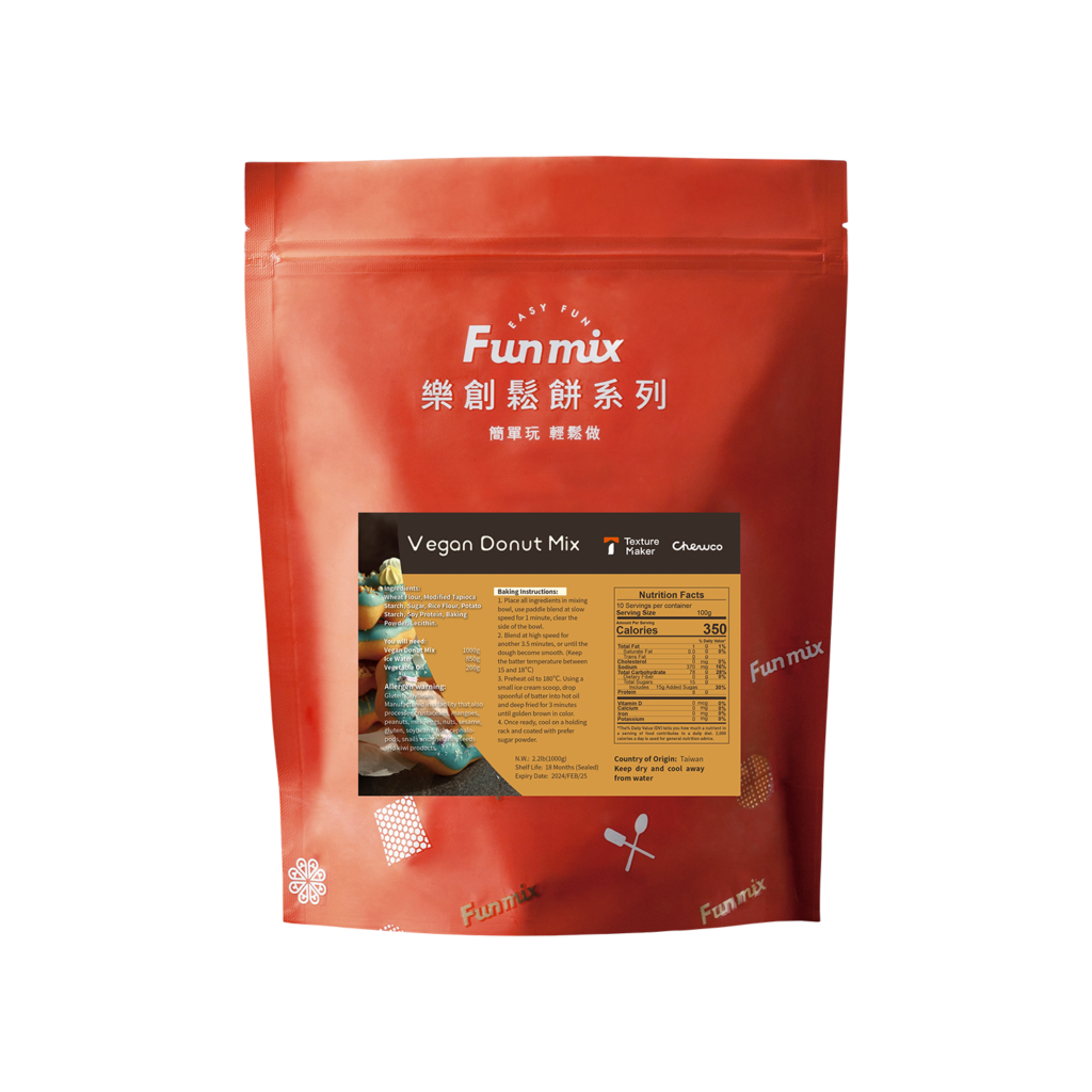 Vegan Donut Mix Gold Quality Award 2023 from Monde Selection