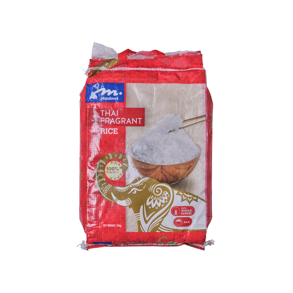Meadows Thai Fragrant Rice 10kg Silver Quality Award 2023 from Monde