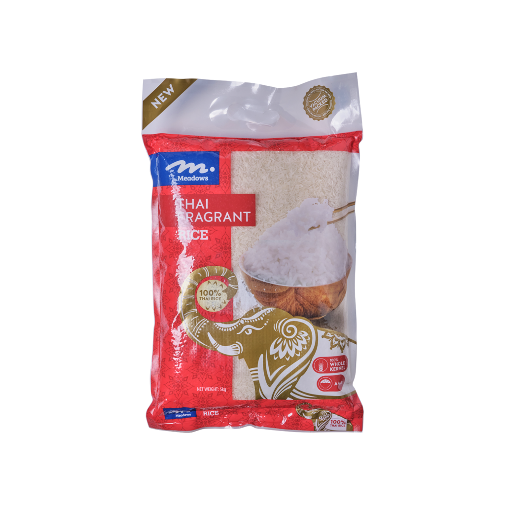 Meadows Thai Fragrant Rice 5kg Silver Quality Award 2023 from Monde