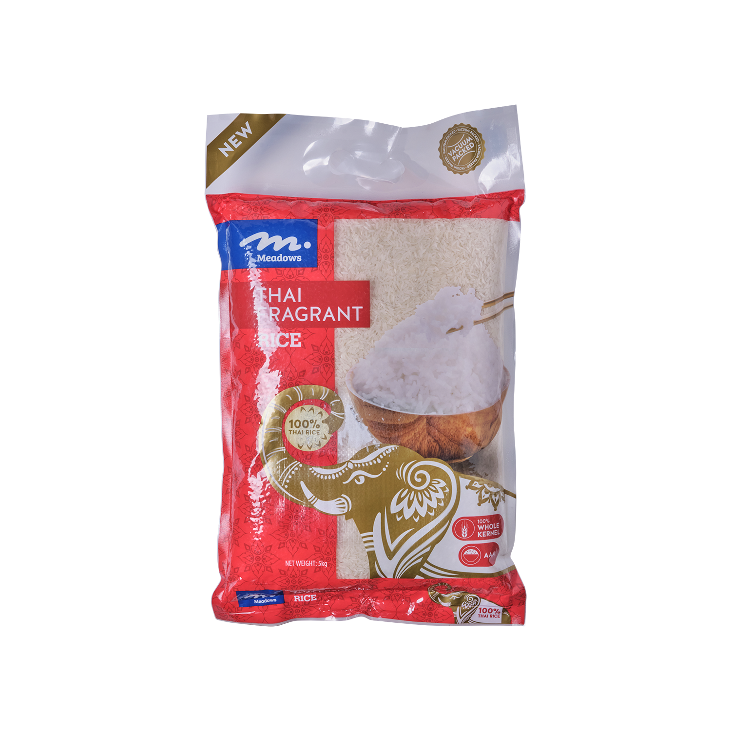 Meadows Thai Fragrant Rice 5kg Silver Quality Award 2023 from Monde