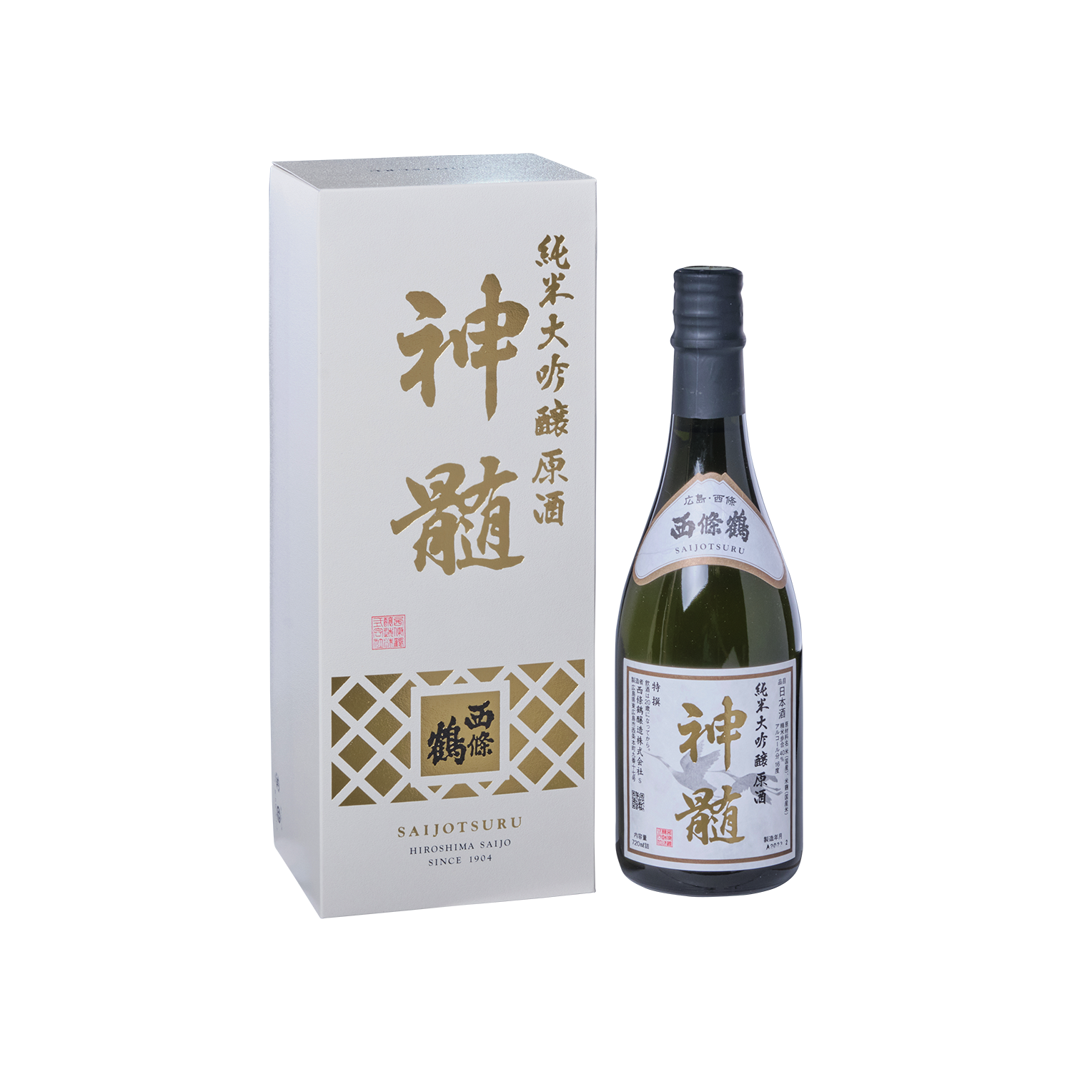 純米大吟醸原酒 神髄 - 優秀品質金賞 モンドセレクション 2023