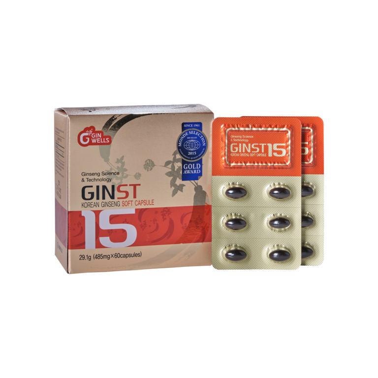 Ginst15 Korean Ginseng Soft Capsule - Ilhwa Co., Ltd