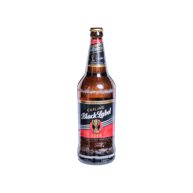 Carling Black Label beer (Bottle 75cl) - ABInbev Africa