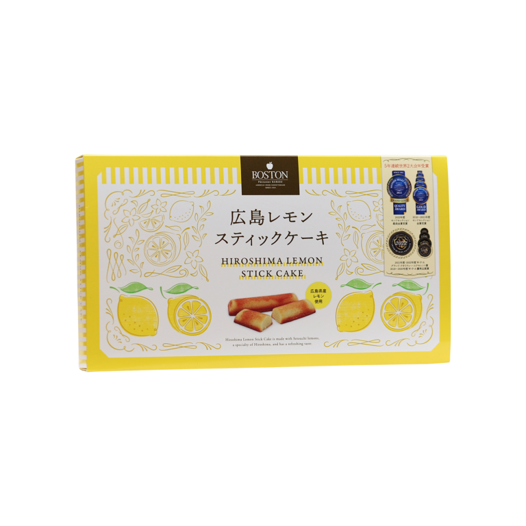 広島レモンミニスティックケーキ10本入 - Boston Co., Ltd