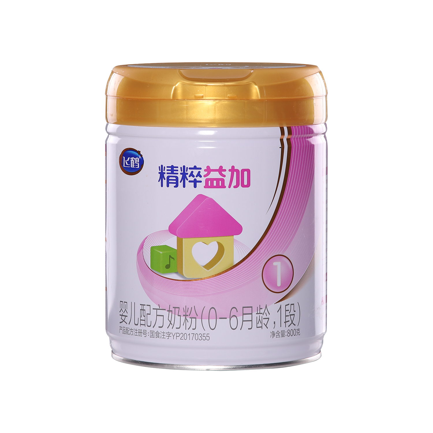 飞鹤精粹益加婴儿配方奶粉（0-6月龄，1段）