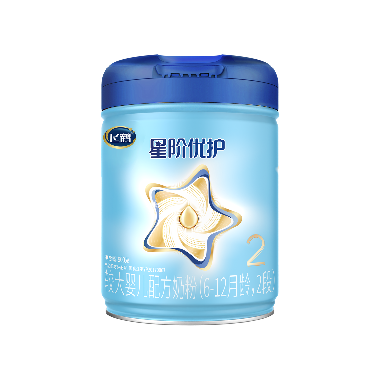星阶优护较大婴儿配方奶粉（6-12月龄，2段）