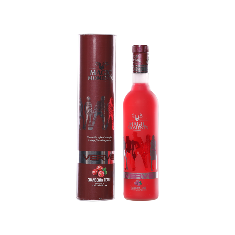 Magic Moments Verve Cranberry Tease Premium Flavoured Vodka - Radico Khaitan Limited