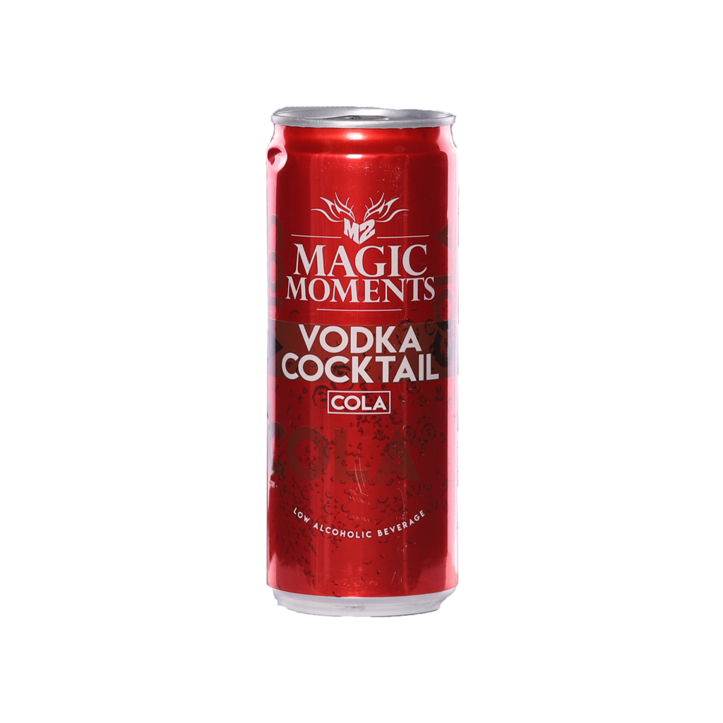 Magic Moments Vodka Cocktail Mojito Low Alcoholic Beverage Silver