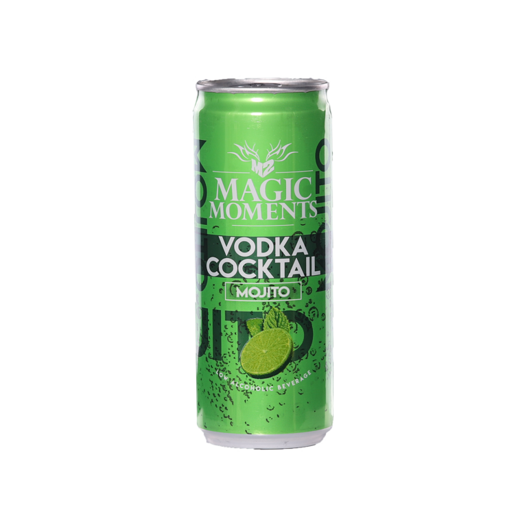 Magic Moments Vodka Cocktail Mojito Low Alcoholic Beverage - Radico Khaitan Limited