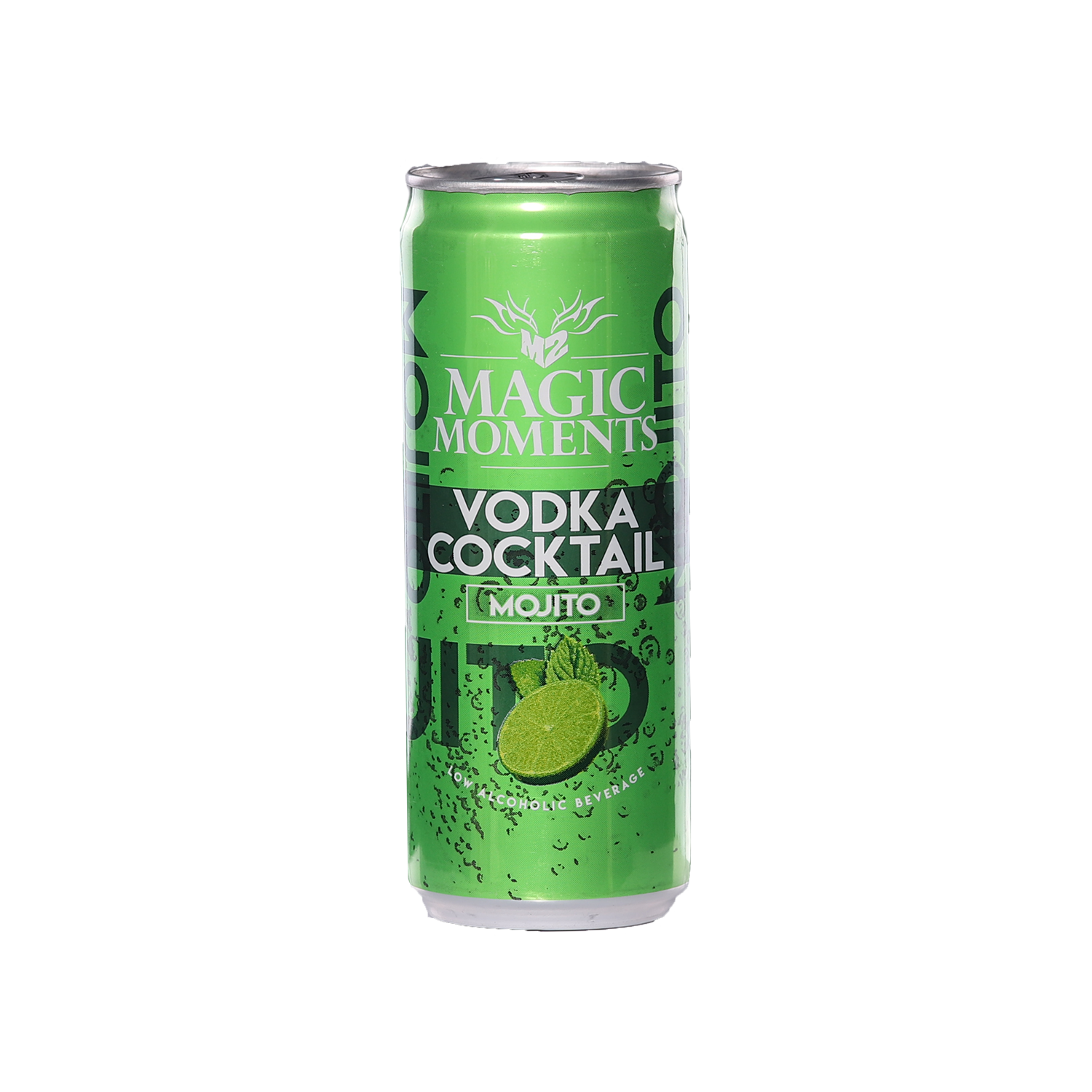 Magic Moments Vodka Cocktail Mojito Low Alcoholic Beverage Silver