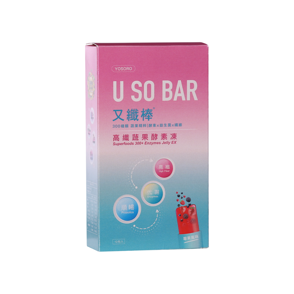 U So Bar Superfoods 300+ Enzymes Jelly Ex Silver Quality Award 2023