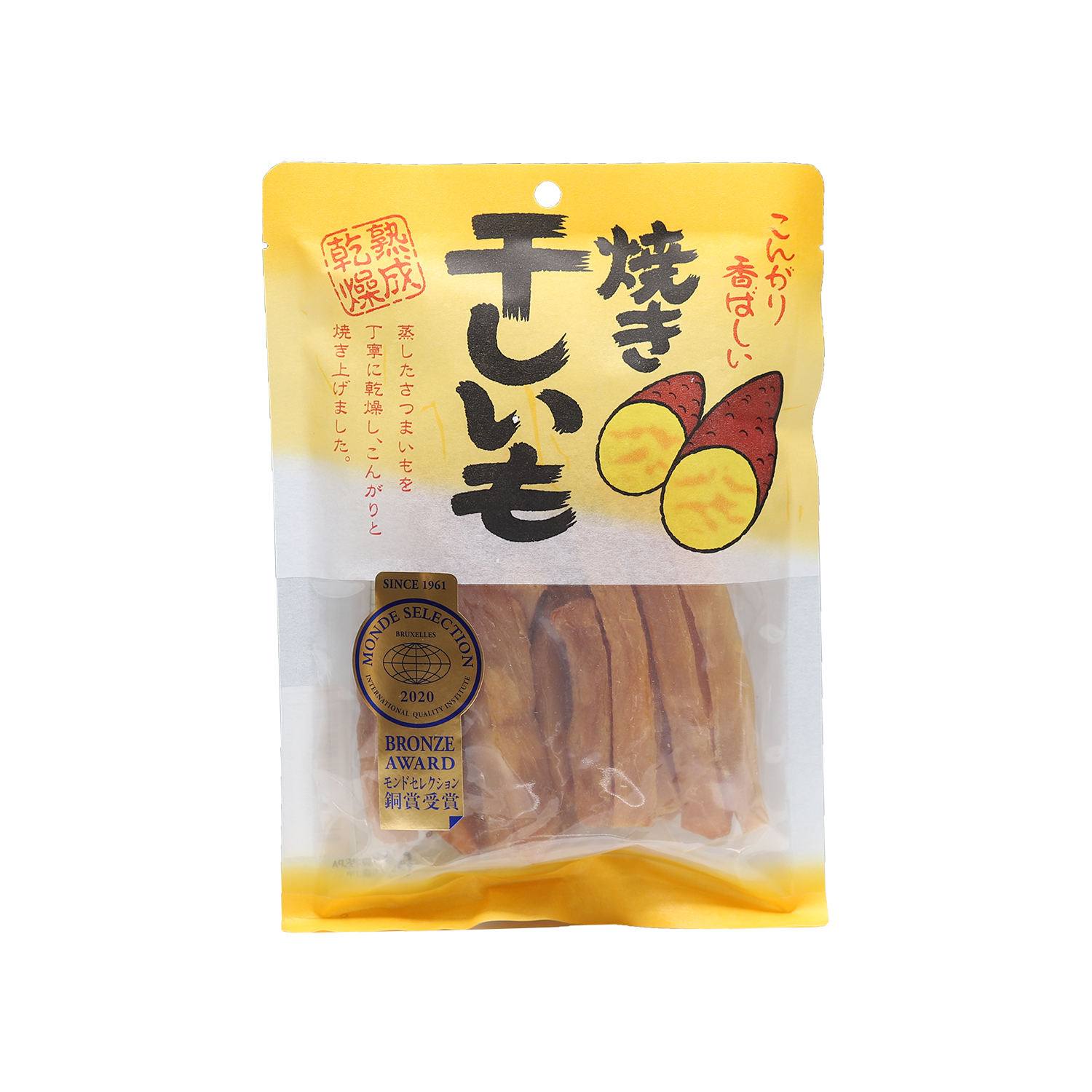 Baked Dried Sweet Potatoes - Bronze Quality Award 2023 from Monde