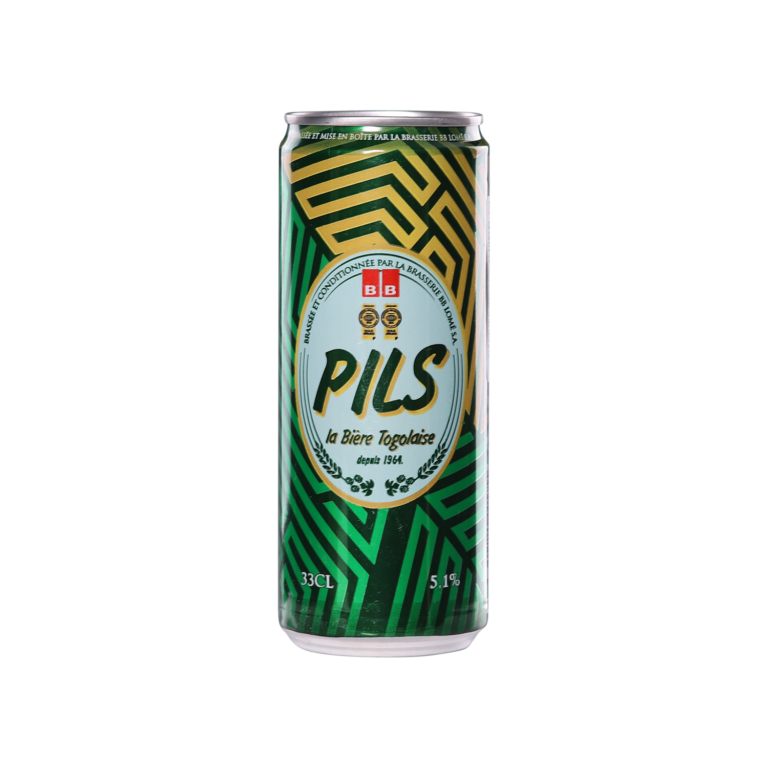 Pils (Can 33cl) - Brasserie BB Lome S.A.
