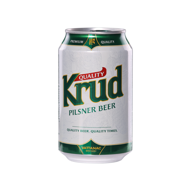 Krud Pilsner Beer - Vattanac Brewery