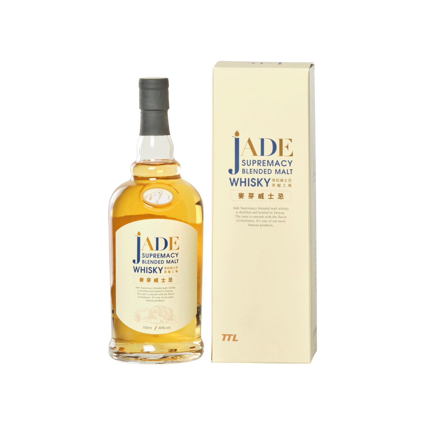 Jade Supremacy Blended Malt Whisky - Gold Quality Award 2024 from Monde