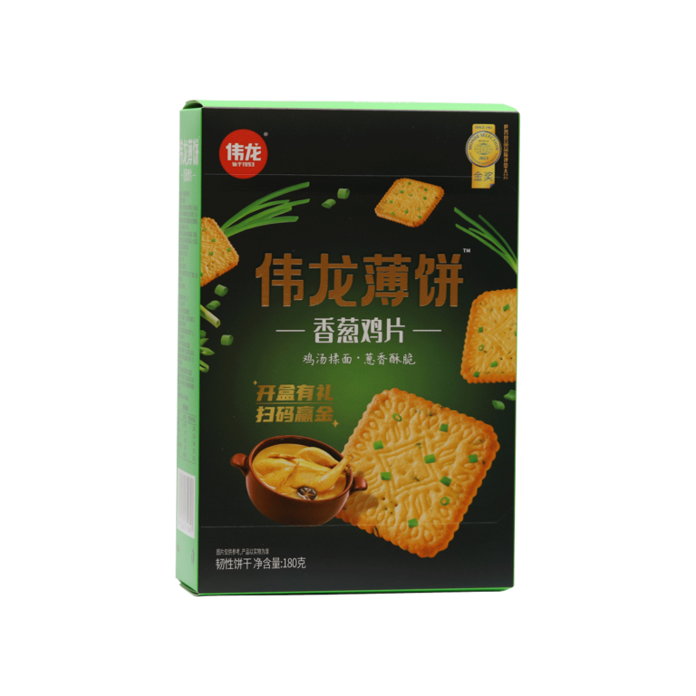 WEILONG Crackers (Spring Onion And Chicken Soup Flavor) - Weilong Food Co.,Ltd