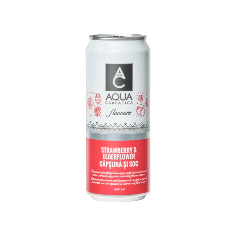 AQUA Carpatica Flavours Strawberry & Elderflower - Carpathian Springs SA