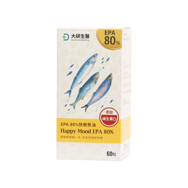 Daiken Happy Mood EPA 80% Fish Oil Softgel - Daiken Biomedical Co., Ltd.