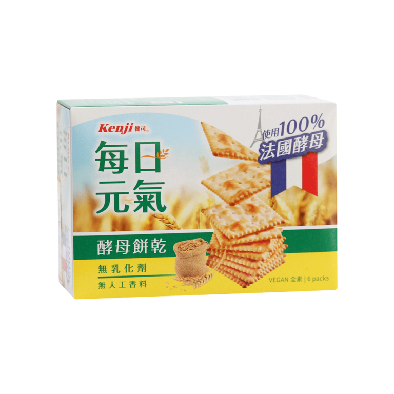 Kenji Natural Yeast Crackers 6 Bags - Taiwan Mayumi Trading Co., Ltd