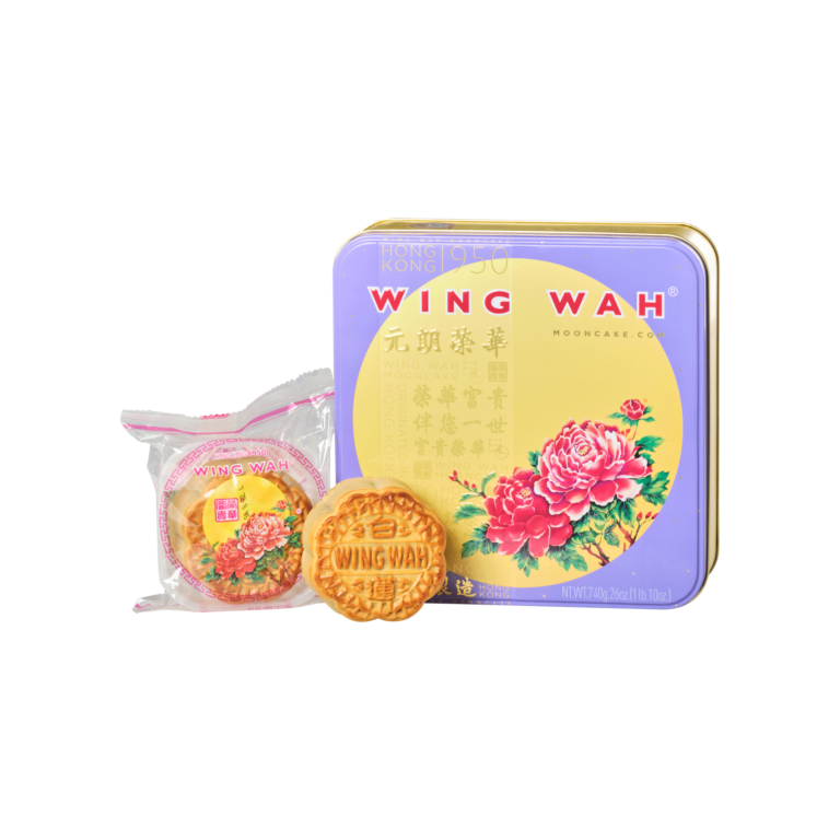White Lotus Seed Paste Mooncake without Egg Yolk - Wing Wah Food Manufactory Limited