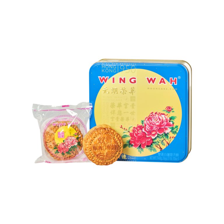 White Lotus Seed Paste Mooncake with Egg Yolks - Wing Wah Food Manufactory Limited
