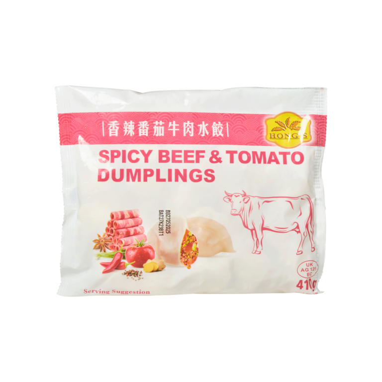 Spicy Beef & Tomato Dumplings - Hong's Dumpling