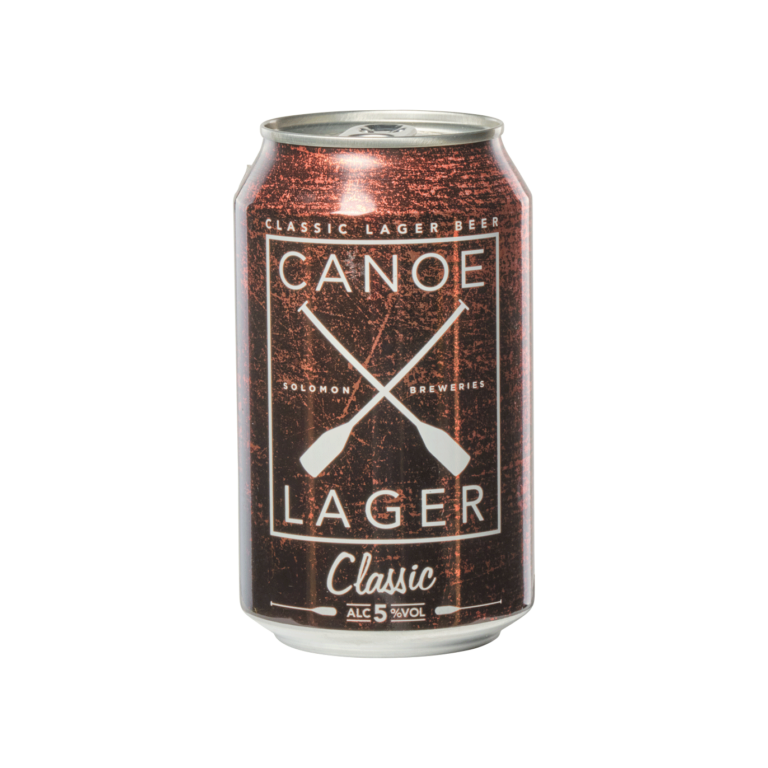 Canoe Lager 5% (Can 33cl) - Solomon Breweries Limited