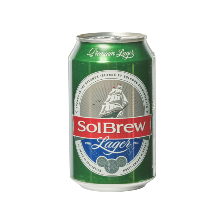 Solbrew Lager 5% (Can 33cl) - Solomon Breweries Limited