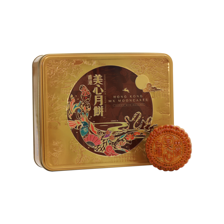 MX White Lotus Seed Paste Mooncake with 2 Egg Yolks - Maxim&#039;s Caterers Limited