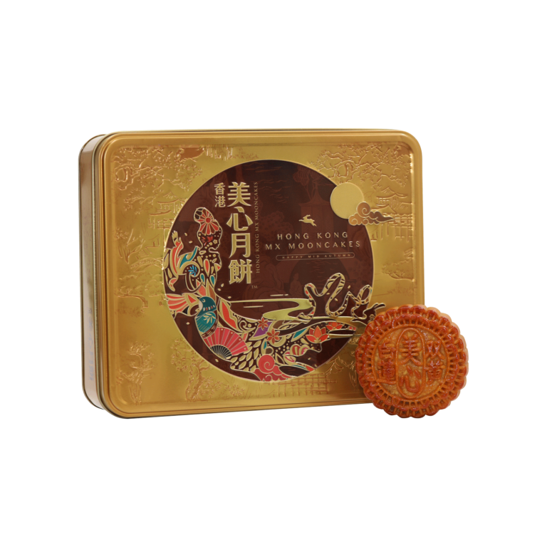 MX White Lotus Seed Paste Mooncake with 2 Egg Yolks - Maxim's Caterers Limited