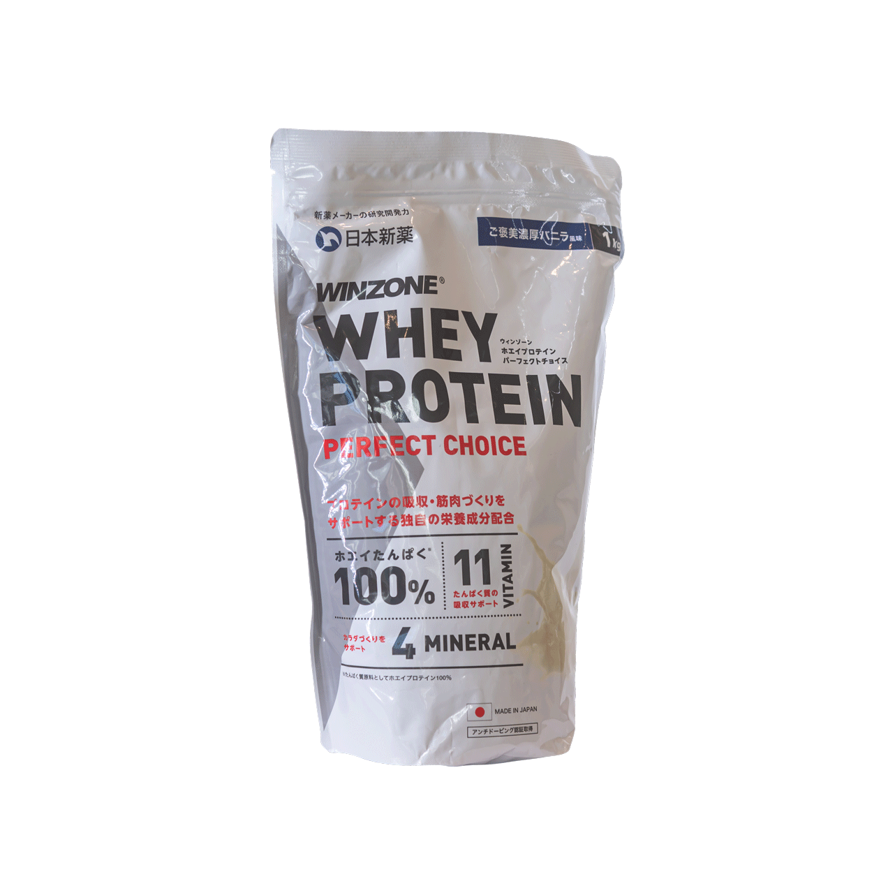 ウィンゾーンホエイプロテインパーフェクトチョイス ご褒美濃厚バニラ