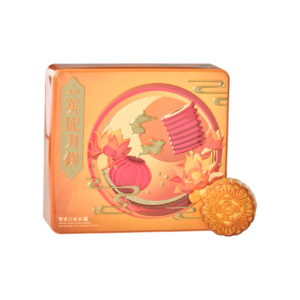 White Lotus Seed Paste Mooncake With Double Yolks - Bright Elite Gourmet Company Limited