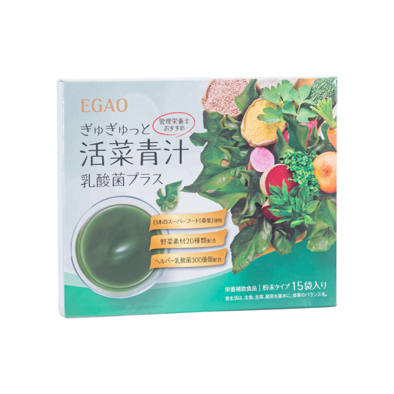 Gyugyutto Kassai Aojiru Lactobacillus Plus (15 & 31 Days) - Egao Co., Ltd