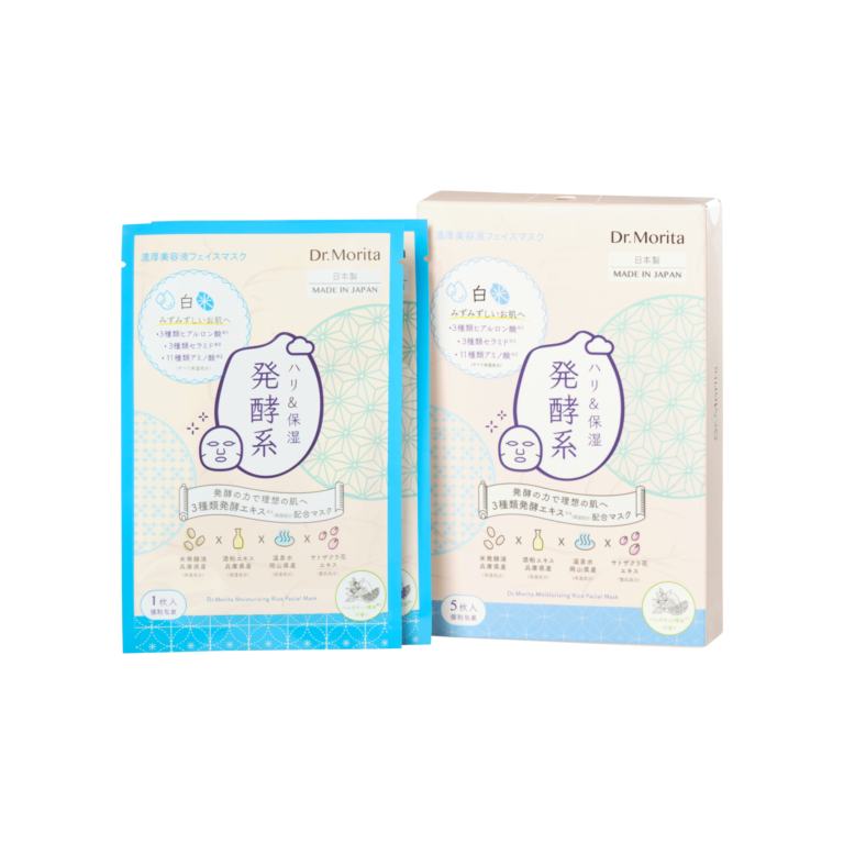Dr.Morita Moisturizing Rice Facial Mask - Nihon Morita Yakusyo Co., Ltd.