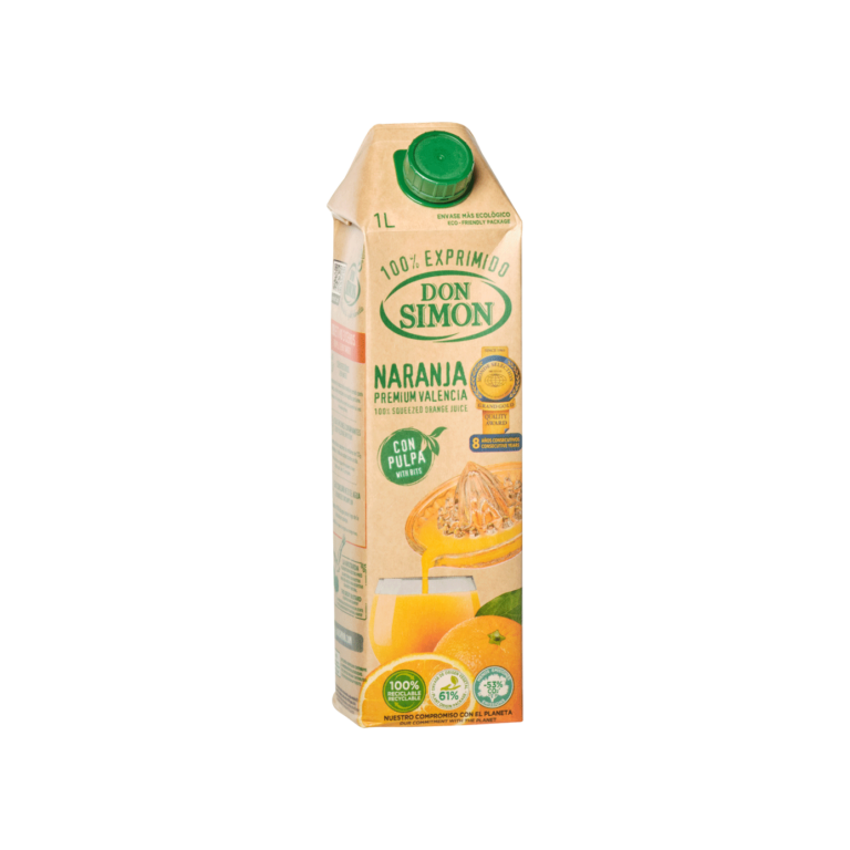 Don Simon 100% Sumo de laranja puro espremido com polpa - Cordon Vert Co.