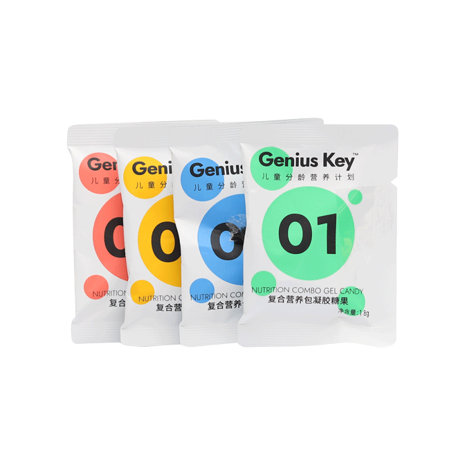 Genius Key Children's Aged Nutrition Combo Gel Candy - Genius Key