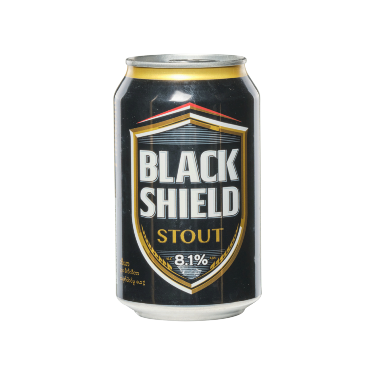 Black Shield Stout (Can 33cl) - Myanmar Brewery Ltd.