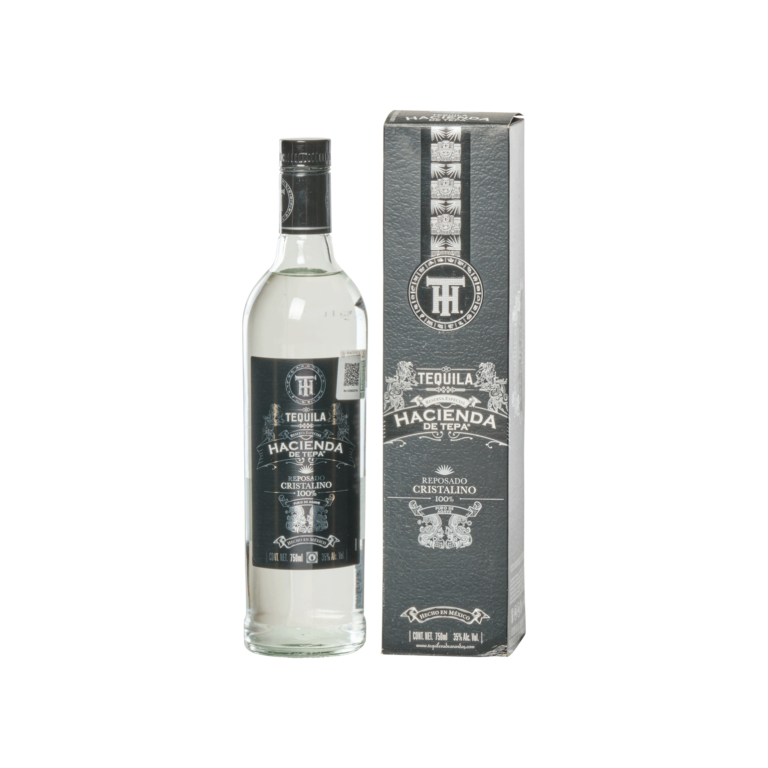 TEQUILA 100% AGAVE HACIENDA DE TEPA REPOSADO CRISTALINO 750 ML 40% ALC. VOL. - Compañia Tequilera de Arandas, S.A. de C.V.