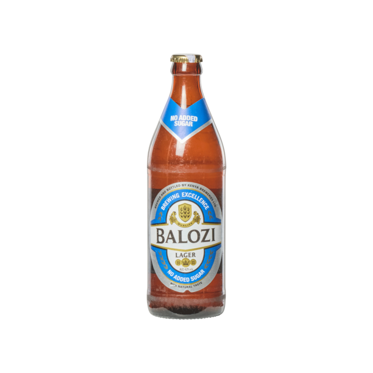 Balozi Lager (Bottle 50cl) - Kenya Breweries Limited