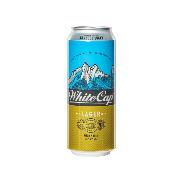 White Cap Lager (Can 50cl) - Kenya Breweries Limited