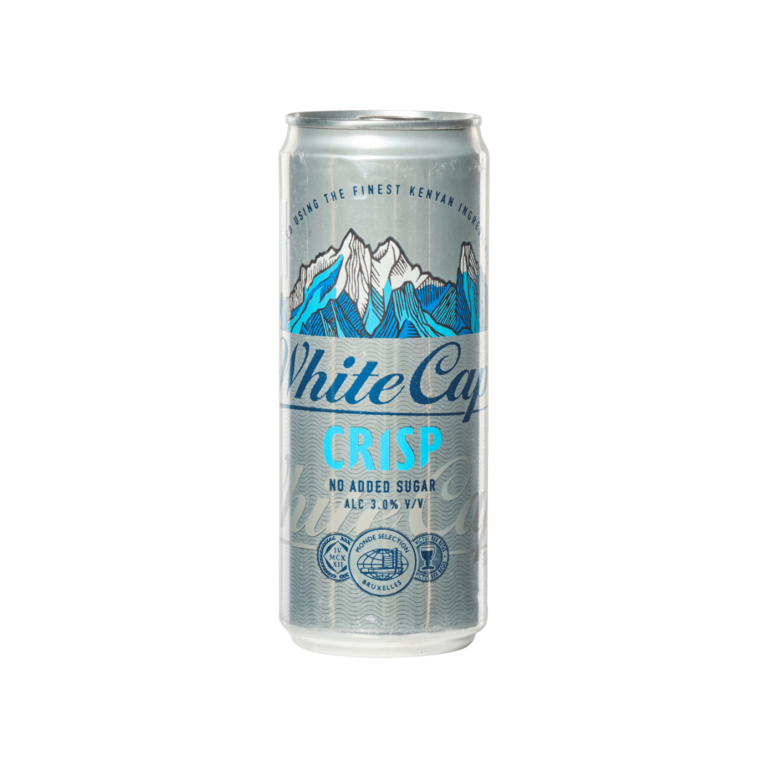 White Cap Crisp Lager (Can 33cl) - Kenya Breweries Limited
