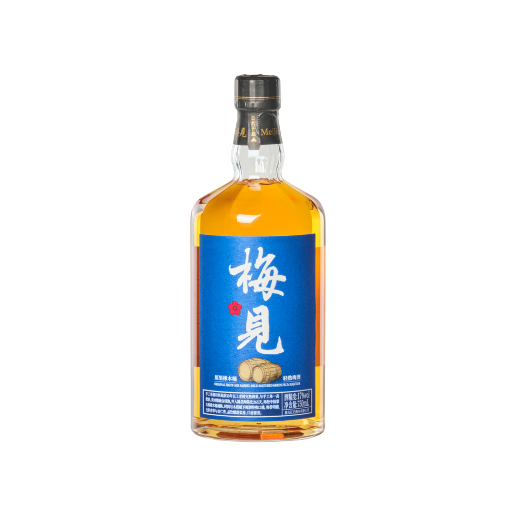 MEIJIAN Original Fruit Oak Barrel MildMatured Green Plum Liqueur