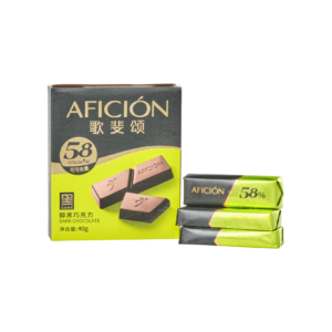 Afcion Dark Chocolate (58%) - Aficion Foods Co., Ltd