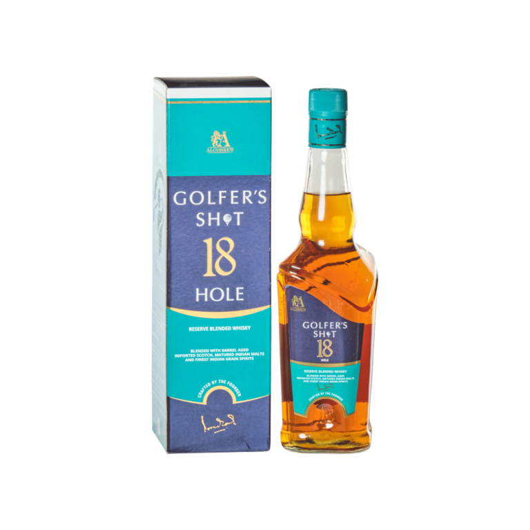 Golfer's Shot 18 Hole Reserve Blended Whisky - Alcobrew Distilleries India Ltd.