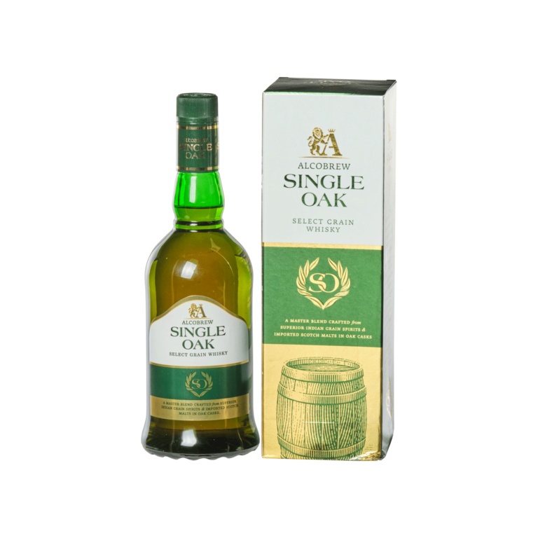 Alcobrew Single Oak Select Grain Whisky - Alcobrew Distilleries India Ltd.