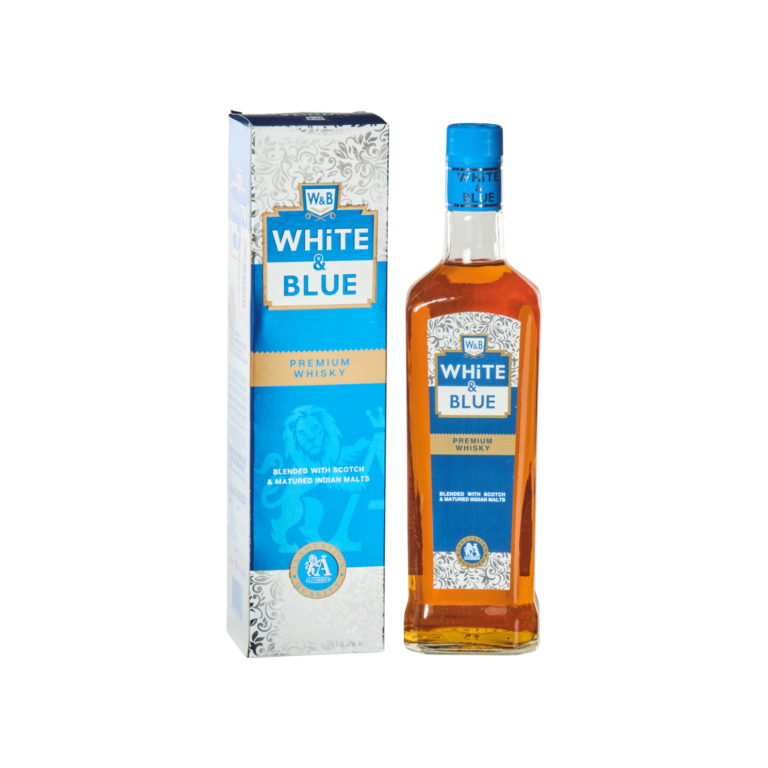 White & Blue Premium Whisky - Alcobrew Distilleries India Ltd.