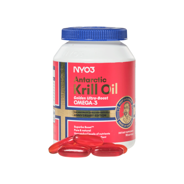 NYO3 Antarctic Krill Oil Golden Ultra-Boost OMEGA-3 - NYO3 International AS