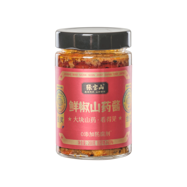Zhangbaoshan Chili & Chinese Yam Sauce (Xian Jiao Shan Yao Jiang) - Henan Zhangbaoshan Biotechnology Co., Ltd.